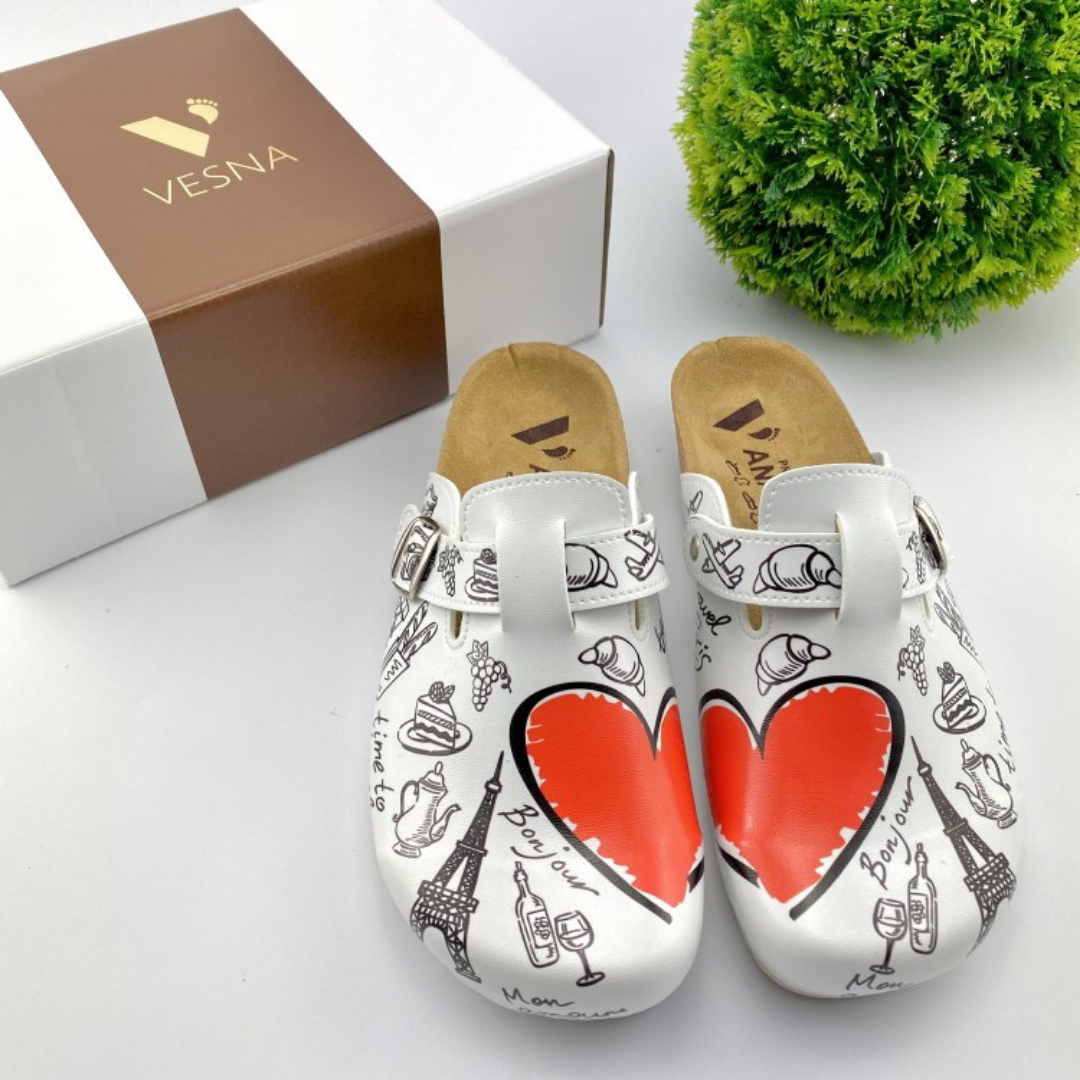 Vesna Women's anatomical clogs 125 Paris