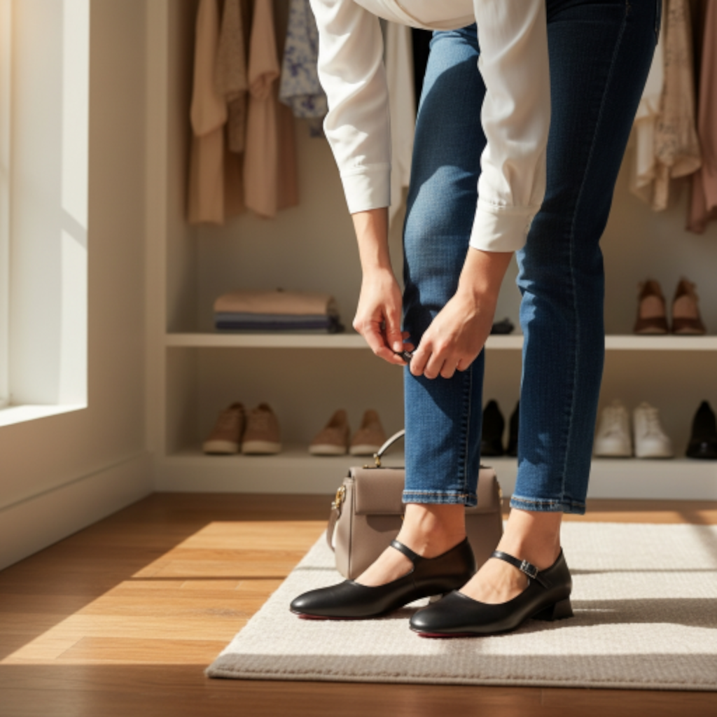 Love Shine Mary Jane cipele crne