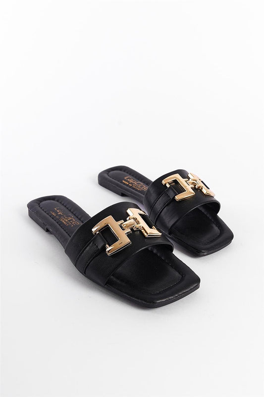 Capone sandal papuče 011-SH50-CİL-W-00001-CBA crna