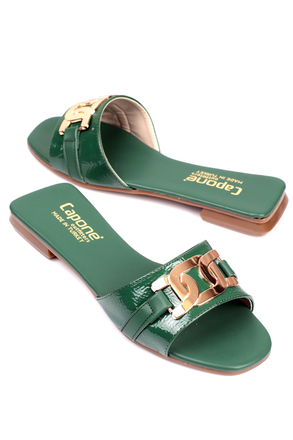 Capone sandal papuče 134-8452-KRR-01-0001 zelena