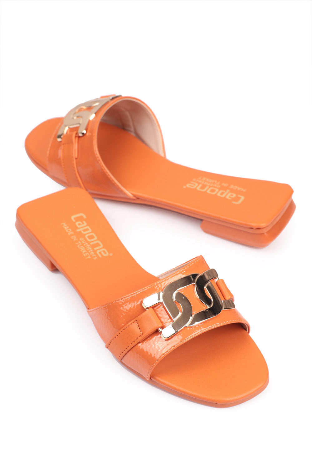 Capone sandal papuče 134-8452-KRR-01-0001 narandžasta