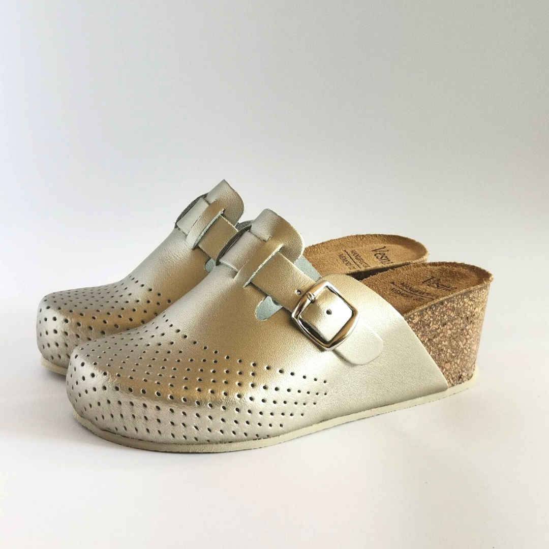 Vesna Women's Anatomical Clogs V-020 GOLD