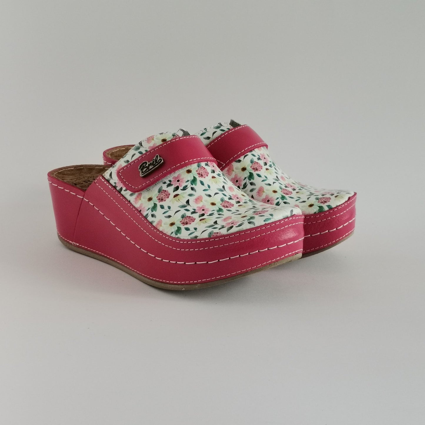 Bril High-top cyclamen, genuine leather