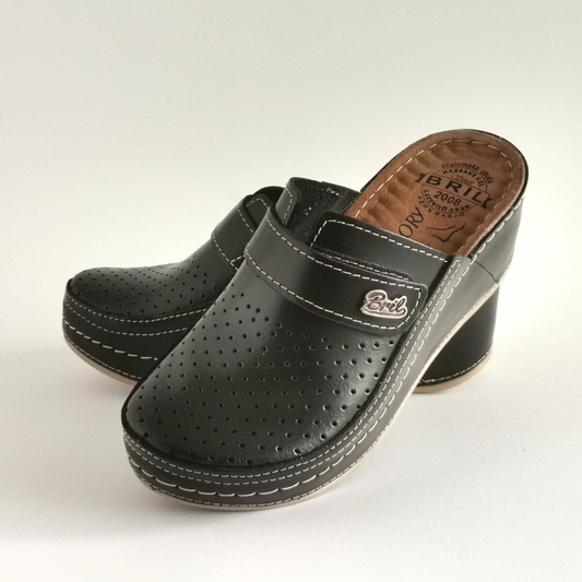 Bril Visoka-crna PUM105CRN, prirodna koža