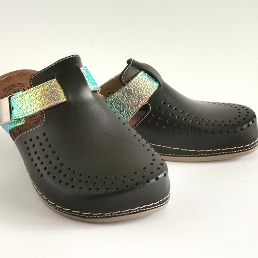 Bril Modna-crna kameleon 103, prirodna koža