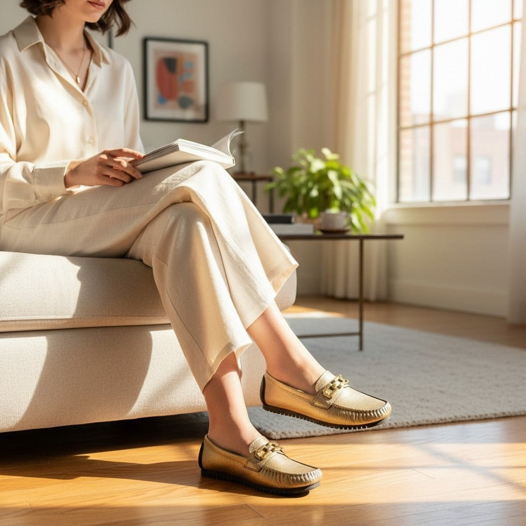 Musala loafer lanac zlatne