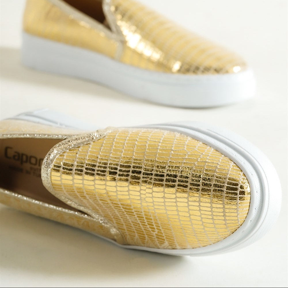 Capone 030 mokasine slipon zlatne