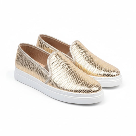 Capone 030 mokasine slipon zlatne