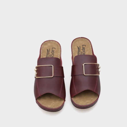 Capone anatomske papuče Kacie 612245 bordo