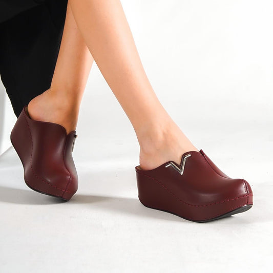Capone anatomske papuče Kally Z6188 bordo