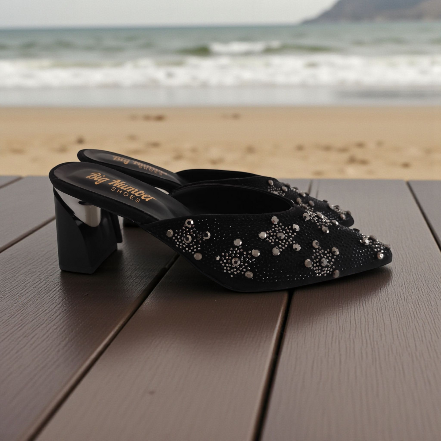 BNS papuče crne mat