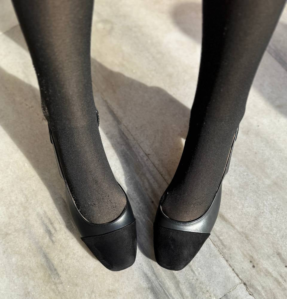 Love Shine polusandale crne