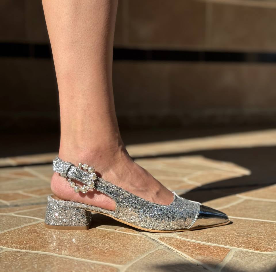 Love Shine sandal cipele srebrne