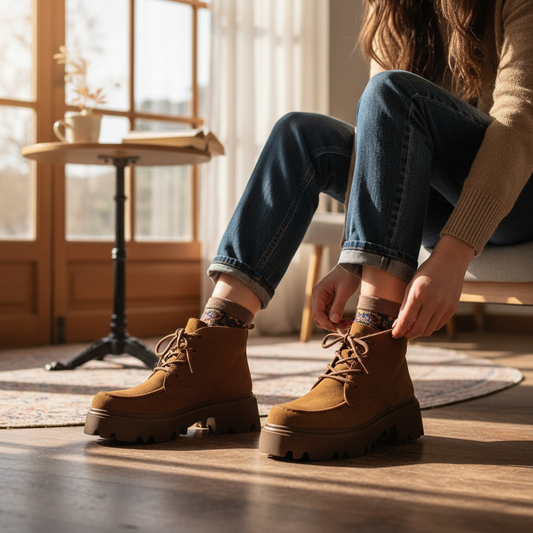 Capone čizme boja kože