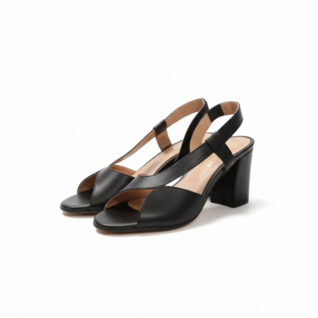 Love Shine polusandale crne