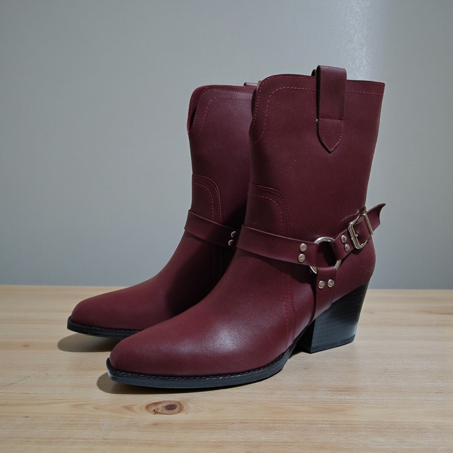 Bambi kaubojke čizme bordo