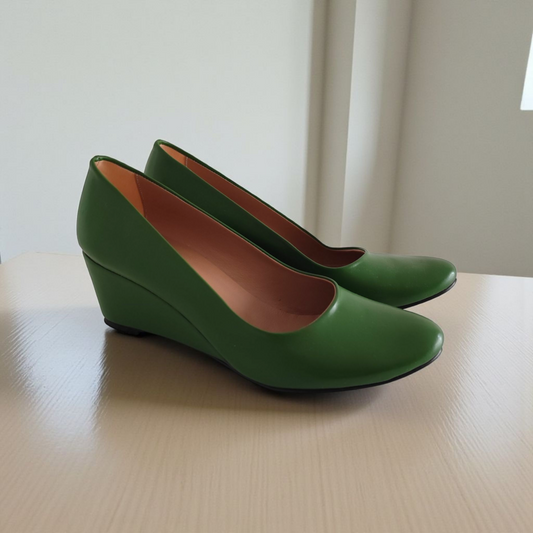 BNS cipele zelena puna peta