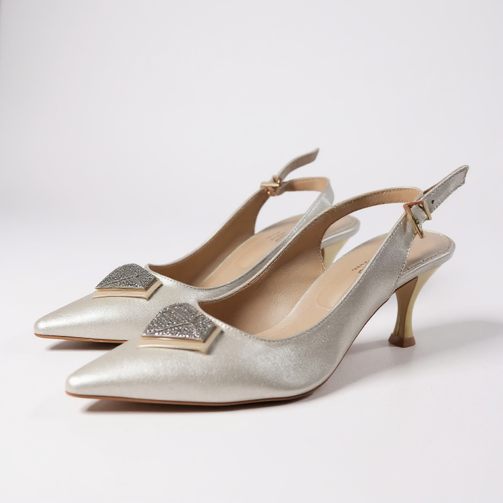 Capone polusandale saten bež