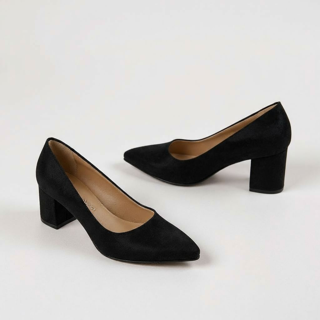 BNS cipele crne velur