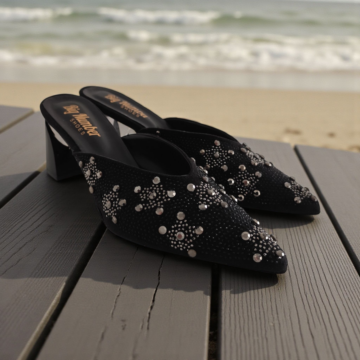 BNS papuče crne mat